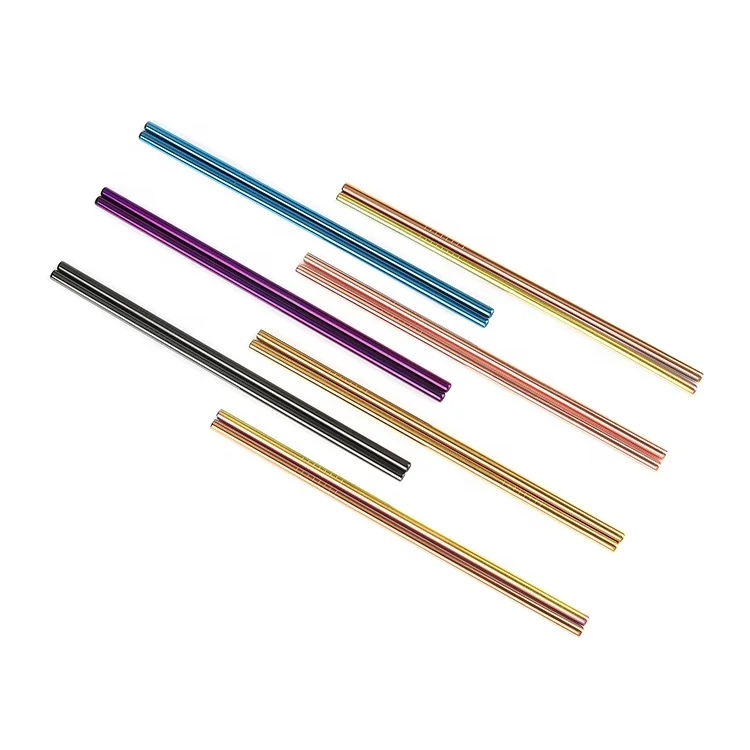 
Amazon Top Seller Custom Logo 304 Food Grade Stainless Steel Drinking Straw With Box 