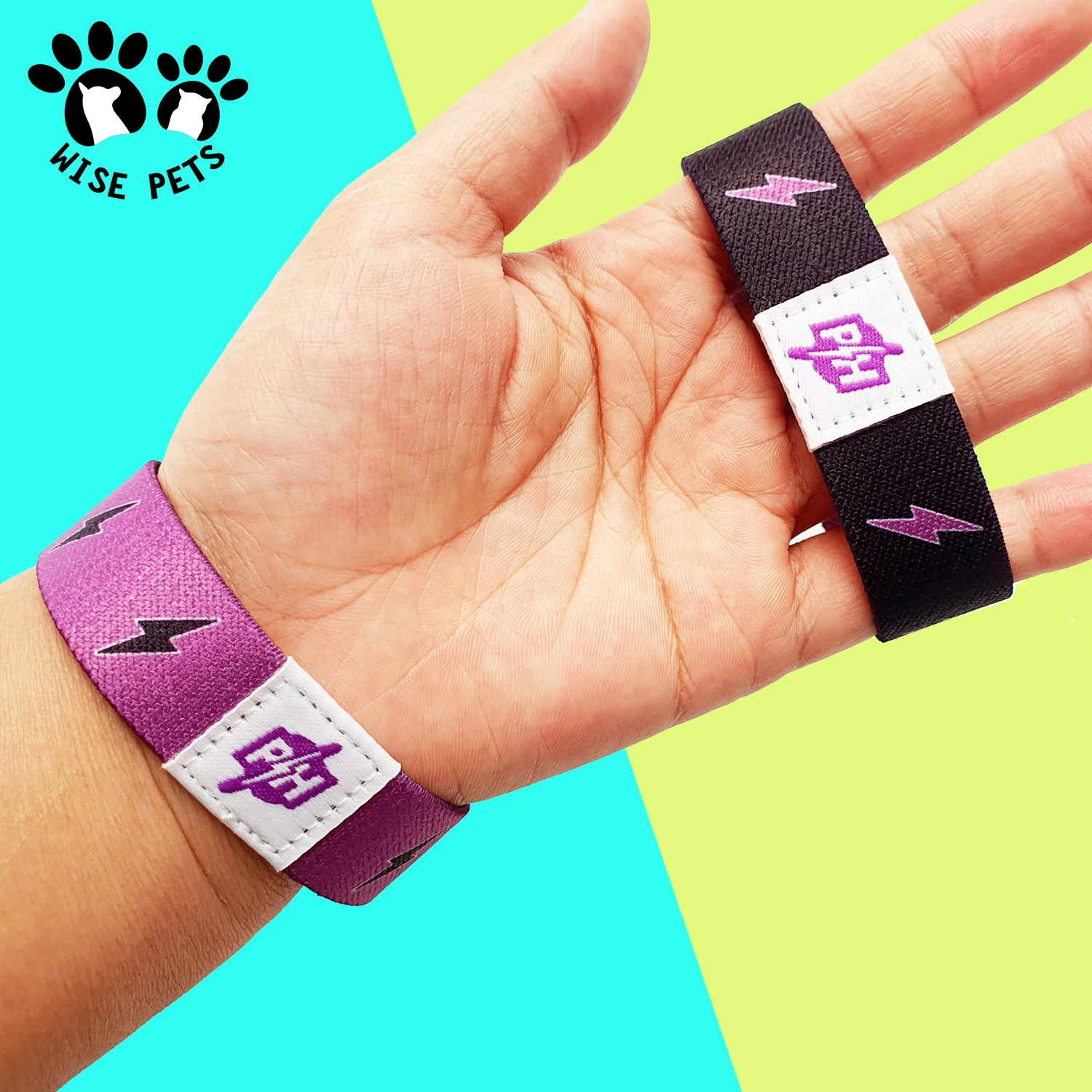 Factory direct sale polyester stretch bracelet party festival nfc elastic wrist band printed logo custom poly-elastic wristband
