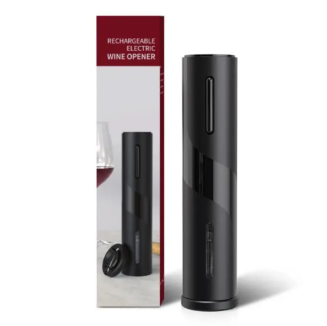 Custom printing automatic electric wine bottle opener corkscrew for business giveaways