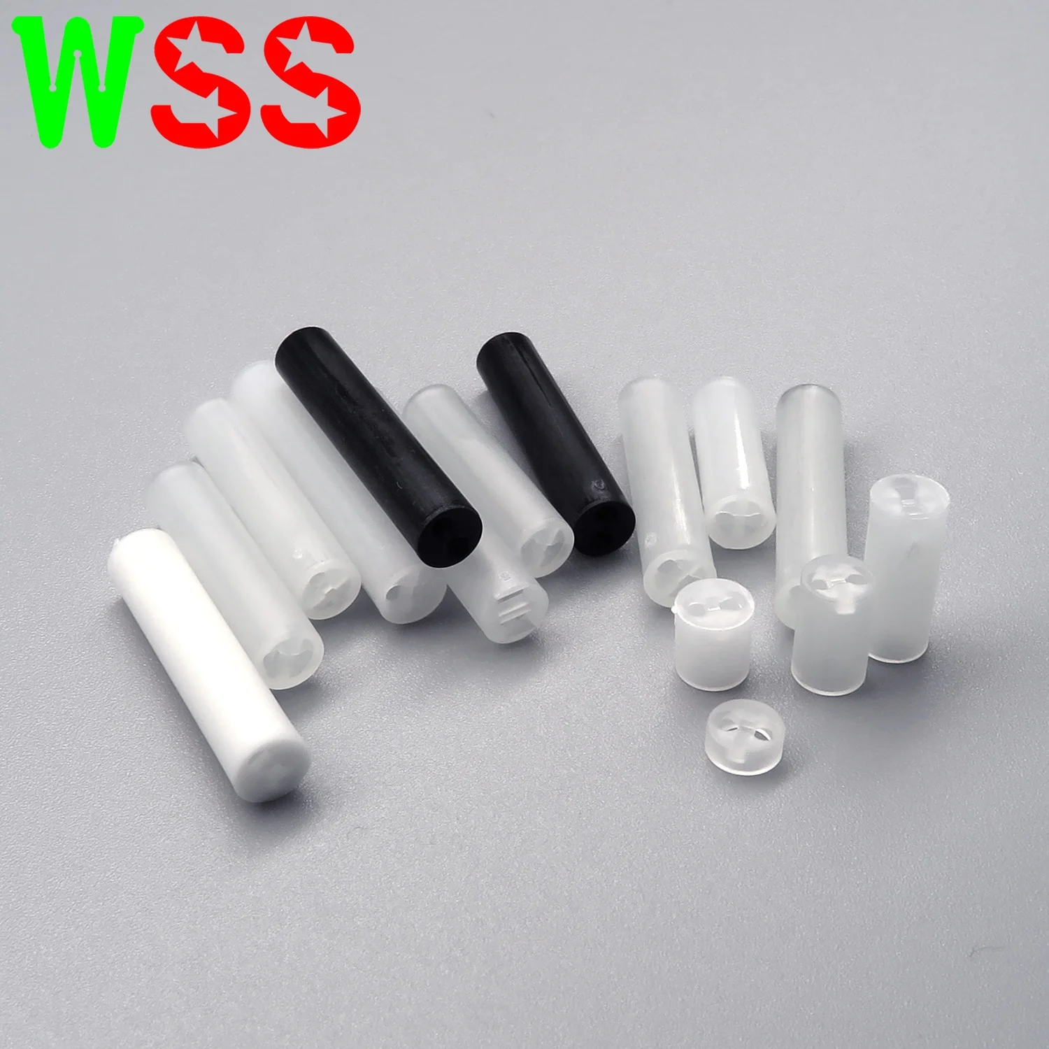 High Quality LED Spacer 0123 Plastic Cylinder LED Holder PCB Round Spacer Support
