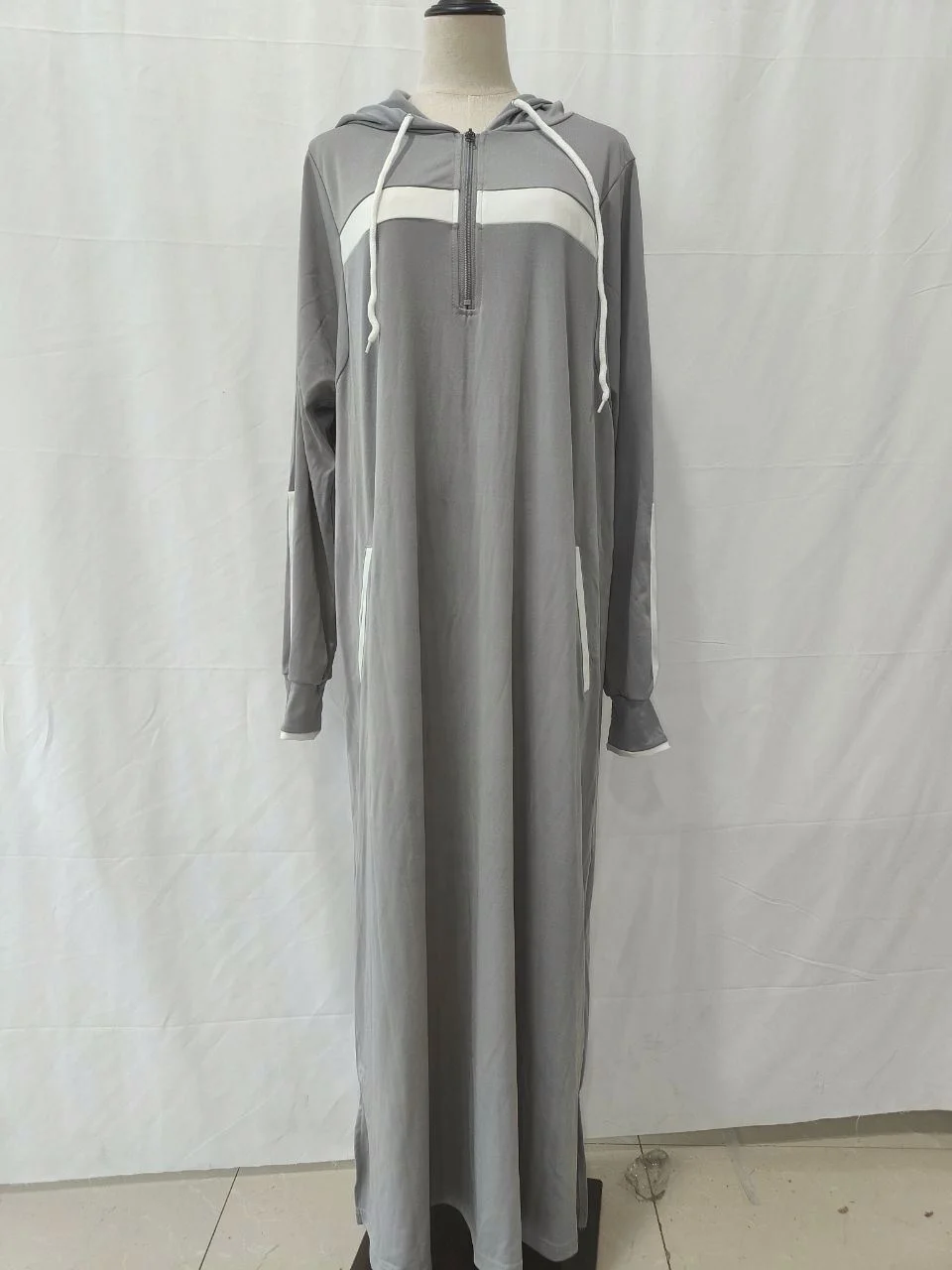 Исламская мужская одежда Dubai Thobes толстовка с капюшоном Abaya Arab Saudi Thobe Muslim карманом