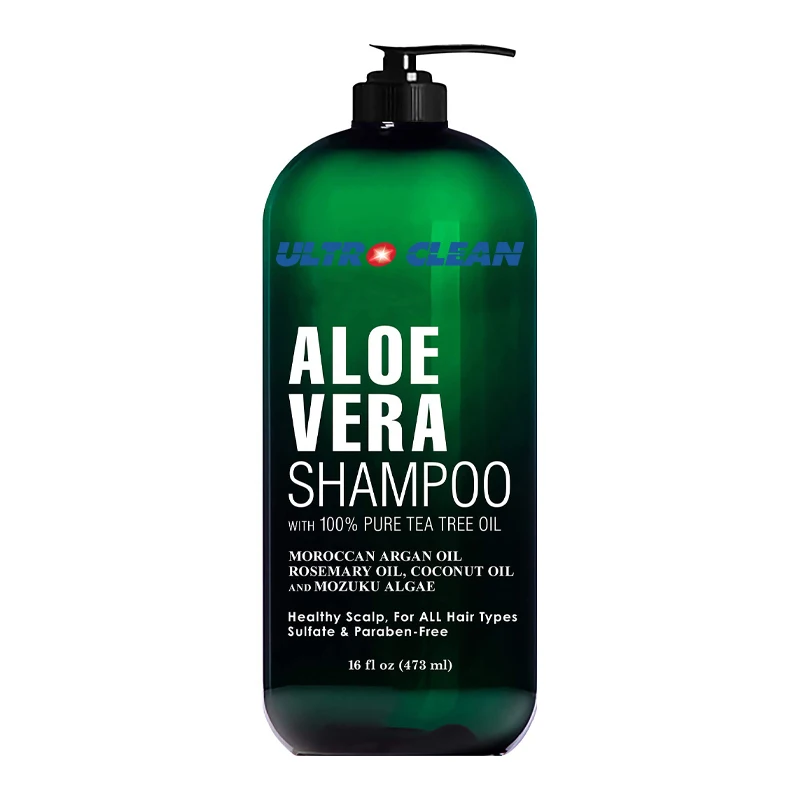 Aloe Vera Aloe Frizz Clarify Scalp Nourish Moisturize Hair Based Shampoo Customized Unisex Adults Customized Fragrance 500ml