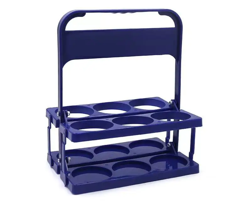 New design plastic can beer bucket wine rack 6 bottles decoration Wine holder