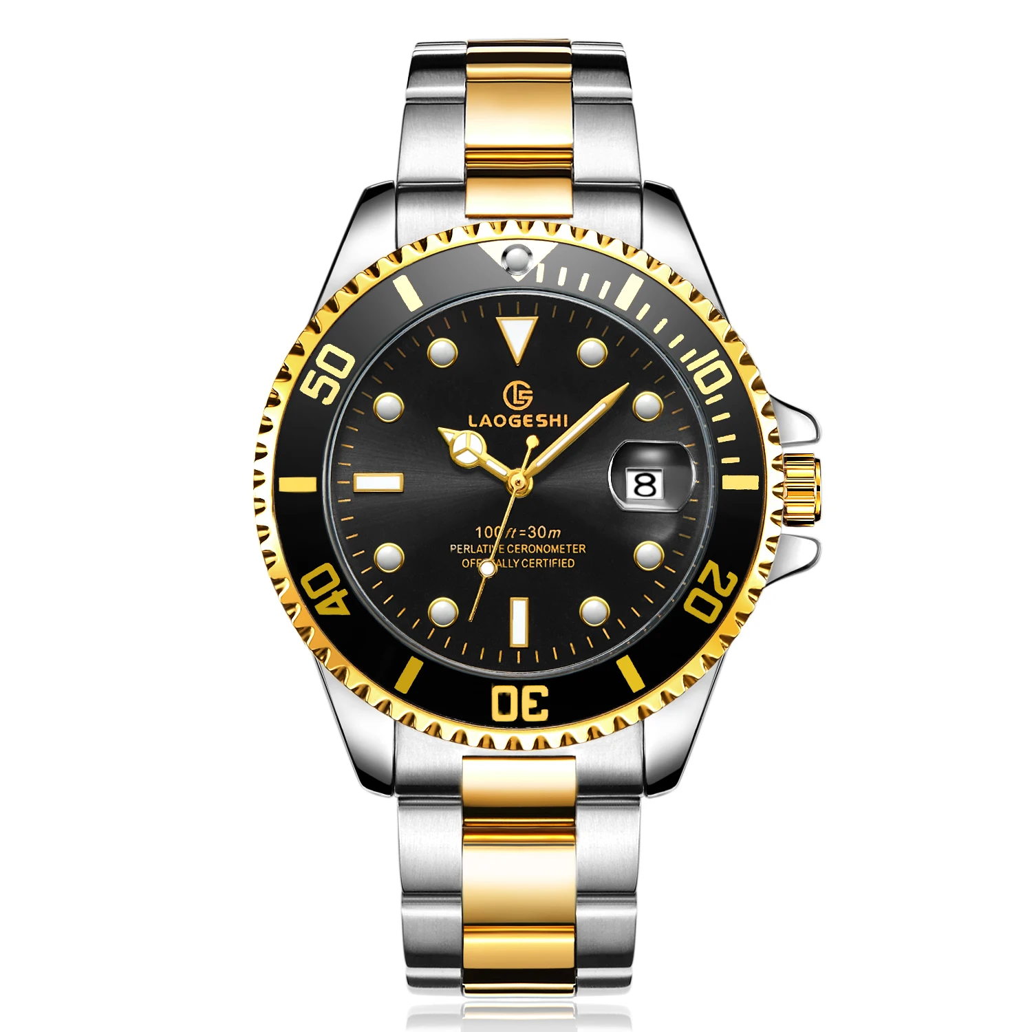 Wholesale Custom Brand Logo Luxury Waterproof Luminous Stainless Steel Automatic Mechanical Diver Diving Watches For Men