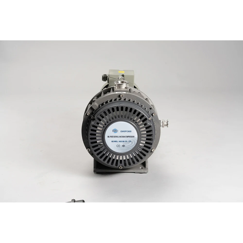No oil no mess 37.4m3/h 60hz 10Pa GEOWELL GWSPC600 scroll vacuum pump compressor