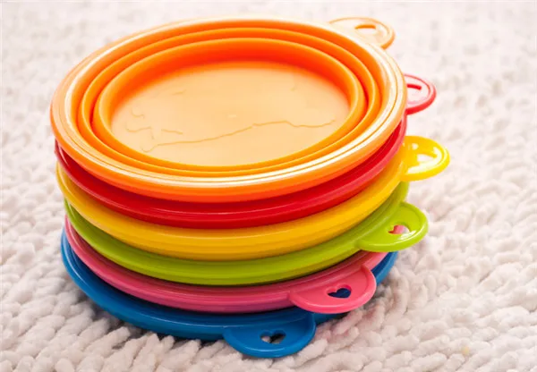 foldable silicone dog bowl