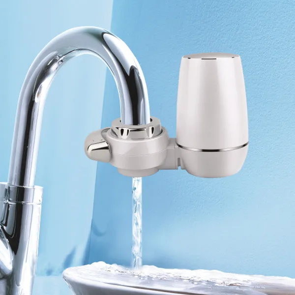 Kitchen tap faucet mounted water filtration purification mini water purifier