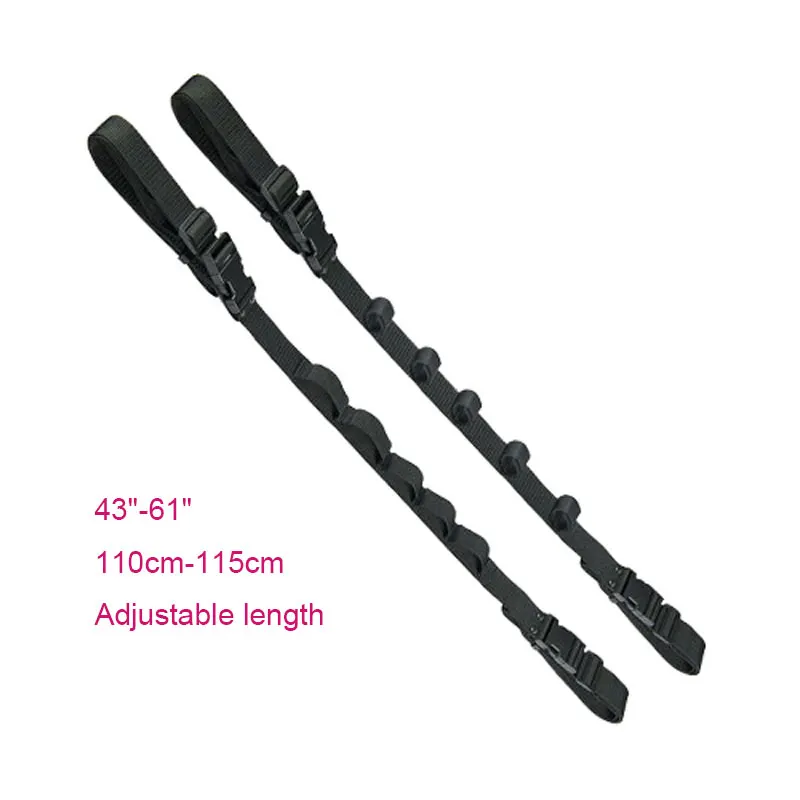 Portable Fishing Rod Holders Multifunction Fabric Belt Adjustable Magic Tape Strap Hold Up To 5 Rod And Reel Fishing Rod Carrier