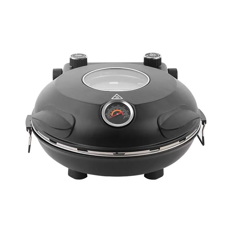 1200w Multifunction Non Stick Automatic Electric Round Pizza Oven For Home