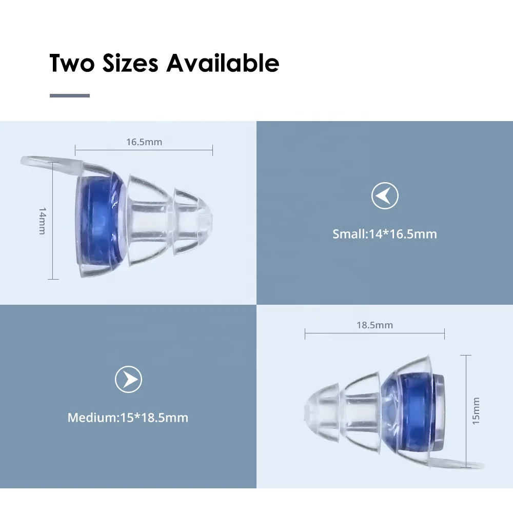 High Fidelity Musician non-toxic silicone silicone ear protector for sleeping best Ear Plugs