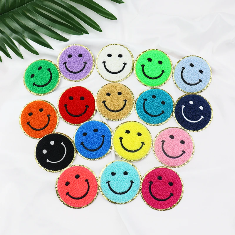 Factory custom anime design chic applique iron on embroidery patch