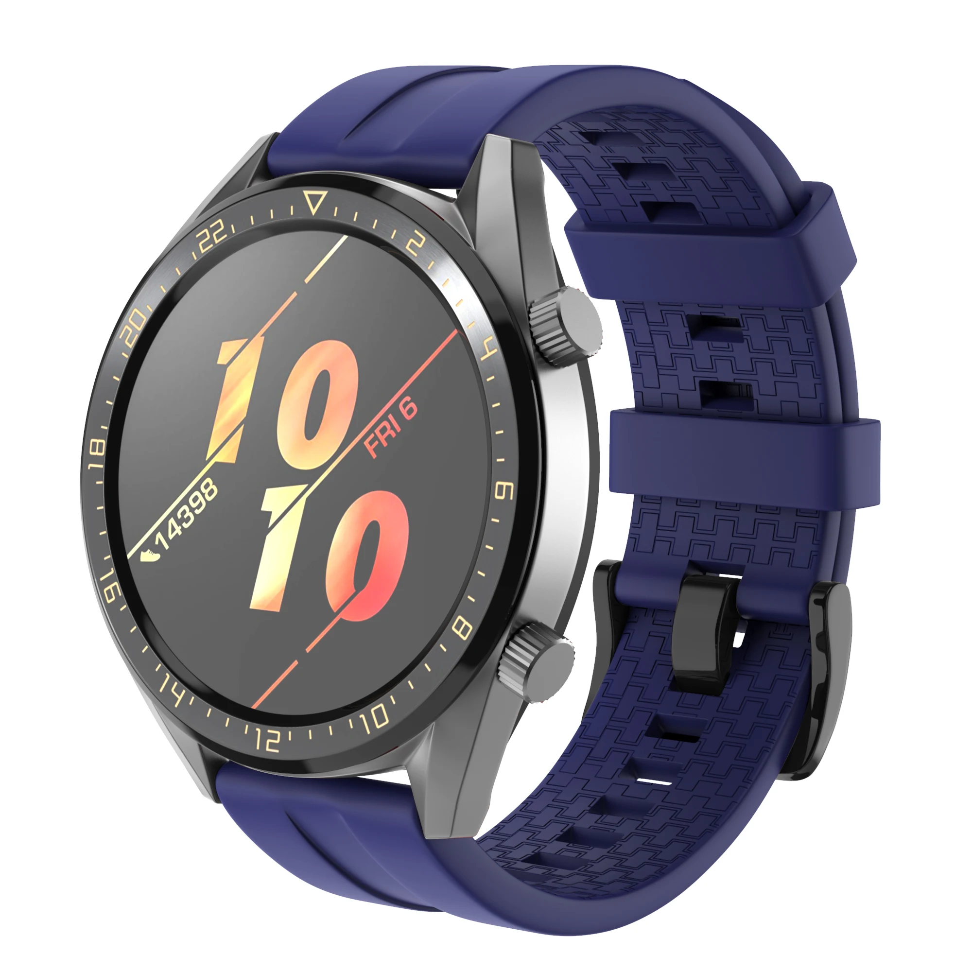 Premium 22mm Luxury Smart Watch Band Waterproofing Breathable Silicone Rubber Straps forSamsung Galaxy S3 46mm