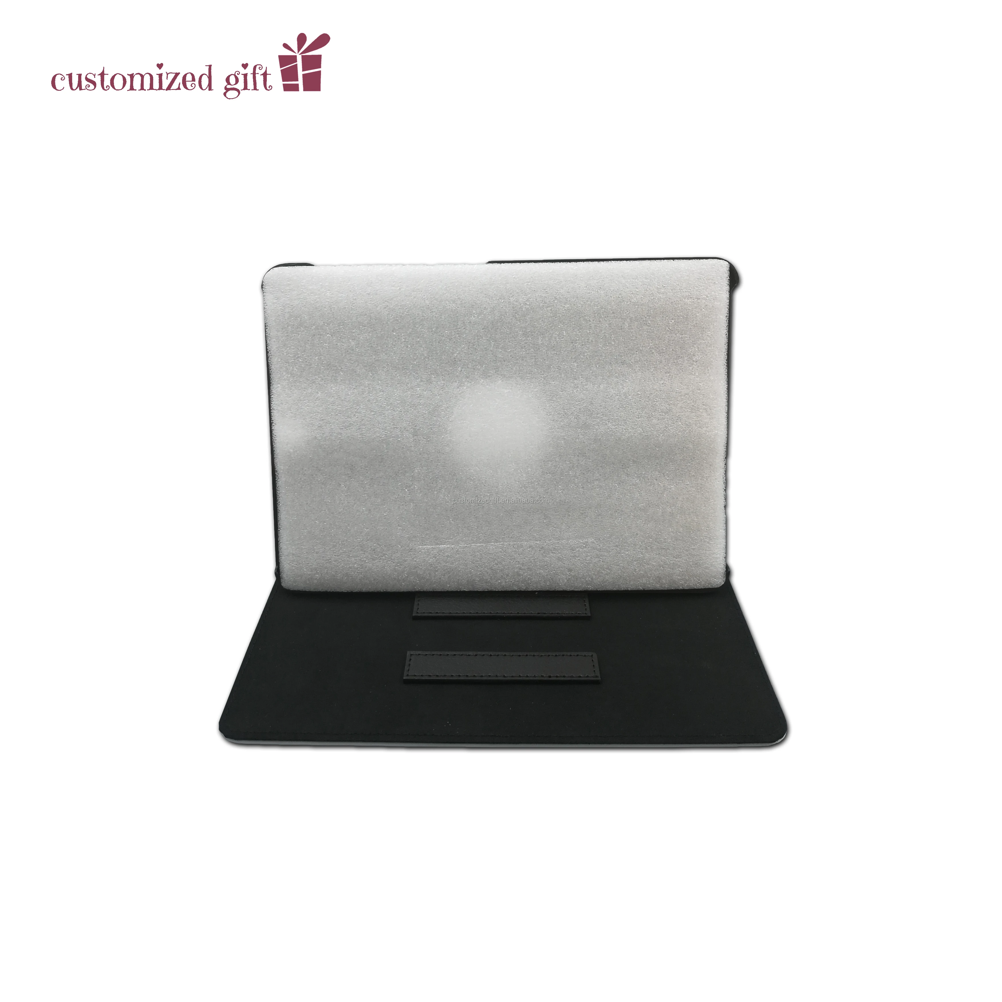 Custom Sublimation PU Leather Envelop Carrying Laptop Bags for Men Women