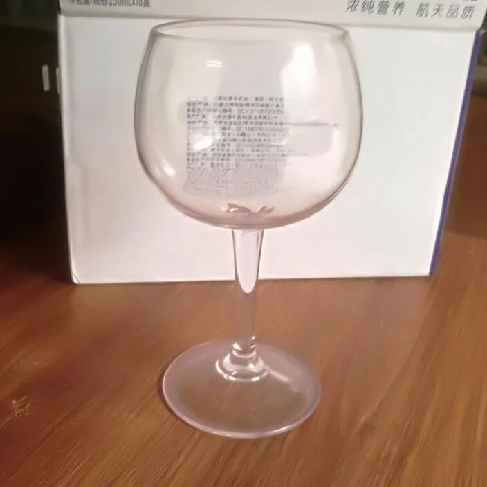 Plastic gin glass polycarbonate wine glass acrylic color stem drinking cup  tritan gin tonic glass bpa free