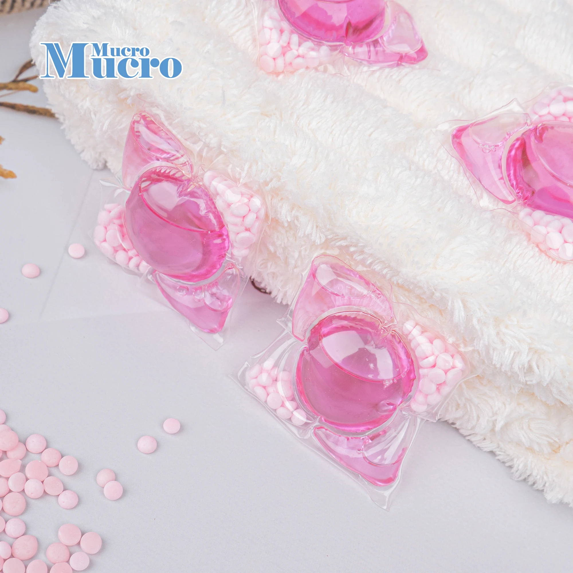 Custom 5-in-1 Washing Machine Wash Laundry Gel Beads 5 in 1 Powerful Cleaning Liquid Detergent Pods