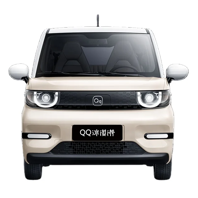 4wd used left hand drive China small electric vehicles CHERY QQ ICE CREAM 4 seat MINI EV Car 4 steers for sale