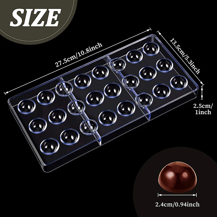 Unique Customized Polycarbonate Chocolate Mold Popular Plastic Mold For Chocolate Candy Molds