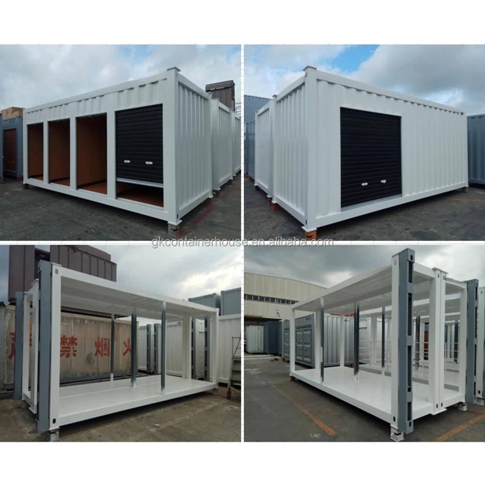 Modular Design Shipping Container with Divider Wall 10ft 20ft Self Storage Units for Sale