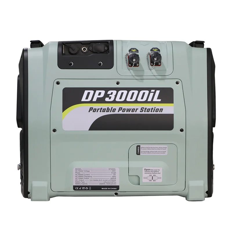 Professional Grade Durable 2000W High-Efficiency Innovative Portable Power Station Solar Powered Generator