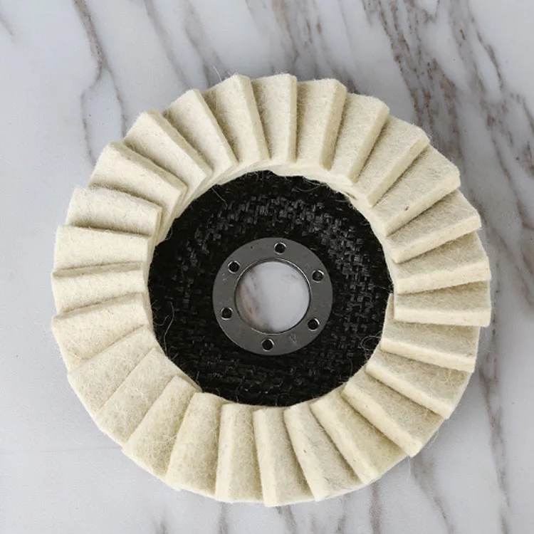 
Abrasive tools 115mm wool felt flap polishing disc 