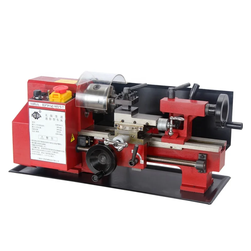 Mini Precision Metal Lathe/SIEG 250W motor+C2-200mm 2500RPM Variable Speed Mini Lathe/working length Micro Wood & Metal Lathe