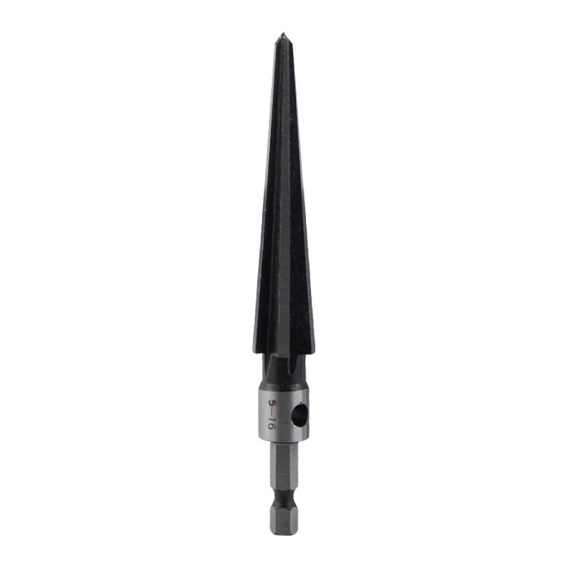 Steel Conical Reamer Hole Expanding Machine Woodworking Chamfering Tool with Hard Alloy Spiral Drill Bit