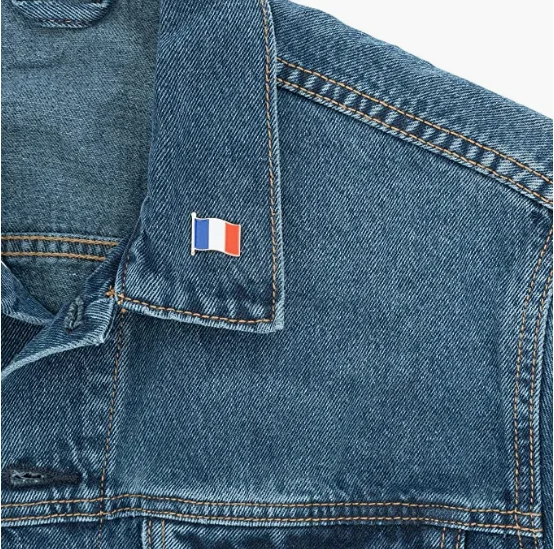 Finland Pin Country Pin Use Glue dropping process and Material is Zinc alloy Clothes Wear Decoration