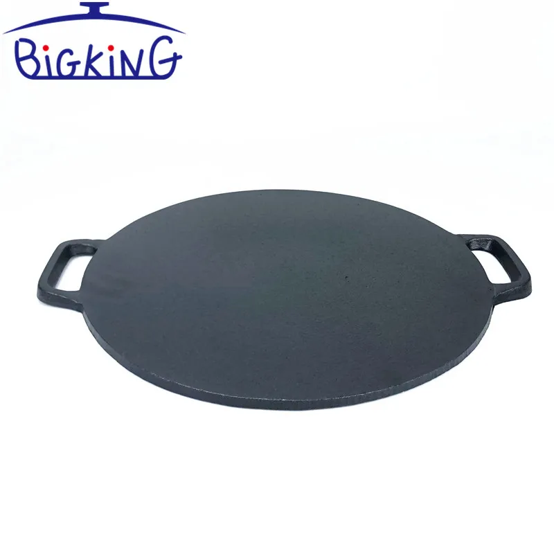 Chinese Cookware Sets Manufacturer Cast Iron Pizza Pan Round 34cm