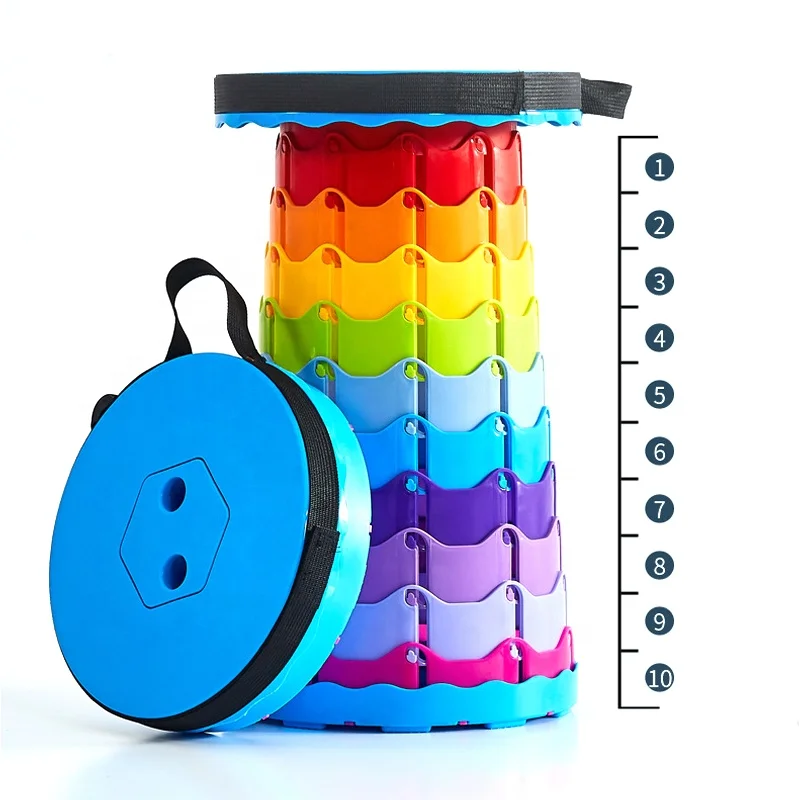 Купить складной стул складной выдвижной стул портативный Пластиковый телескопический складной стул