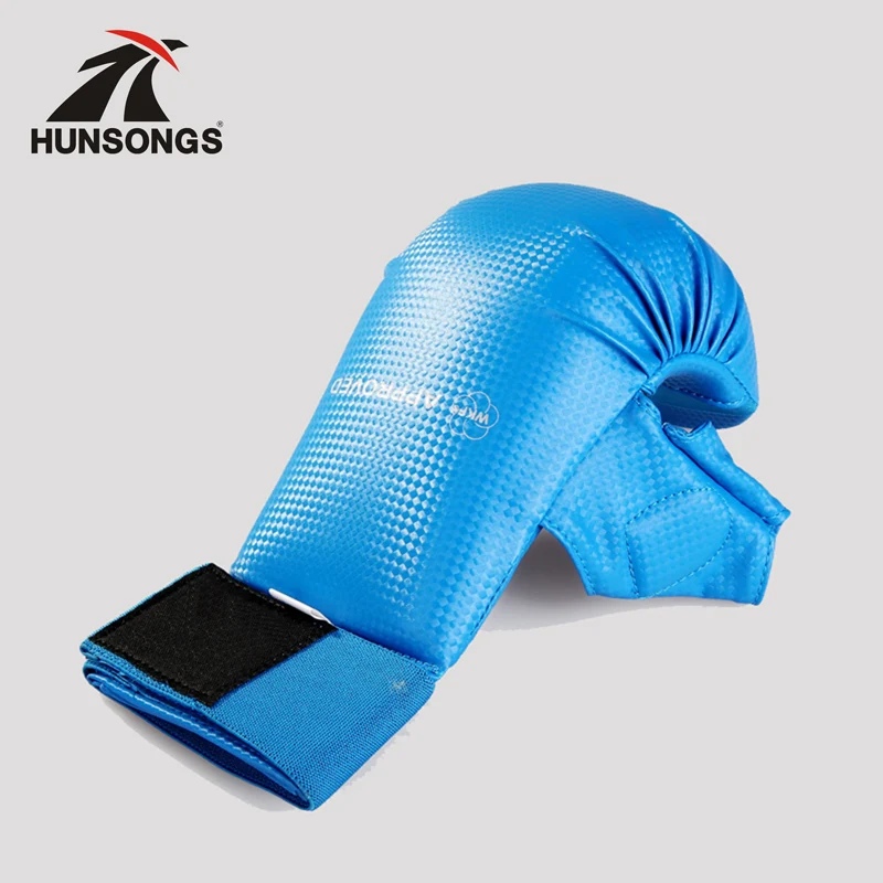 2020 Best selling products high quality cotton elasticated wkf karate gloves approved