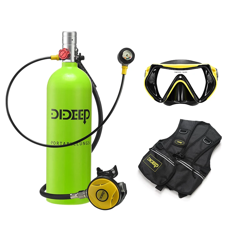Dideep high pressure 2L mini scuba diving oxygen tanks cylinders for sale