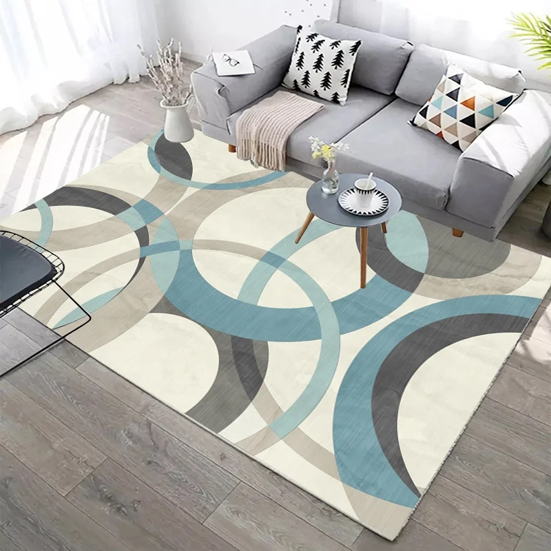 Nordic carpet living room teppich household rectangular geometric abstract pattern interior rug