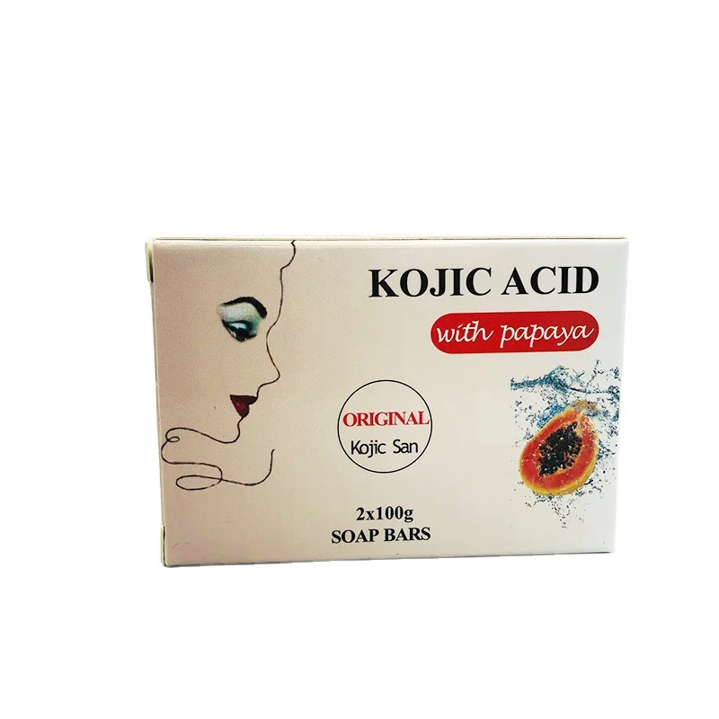  Отбеливающее осветляющее мыло Kojie San Kojic Acid Papaya для лица и