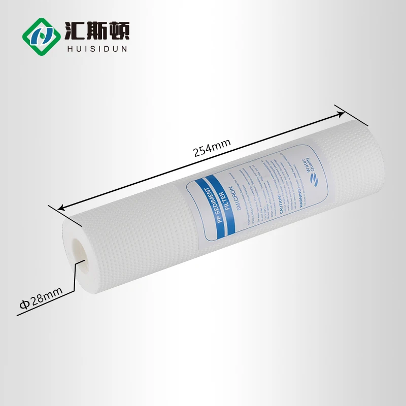 PP sediment filter cartridge 5 microns 10 inch for household water treatment Polypropylene filter cartridge