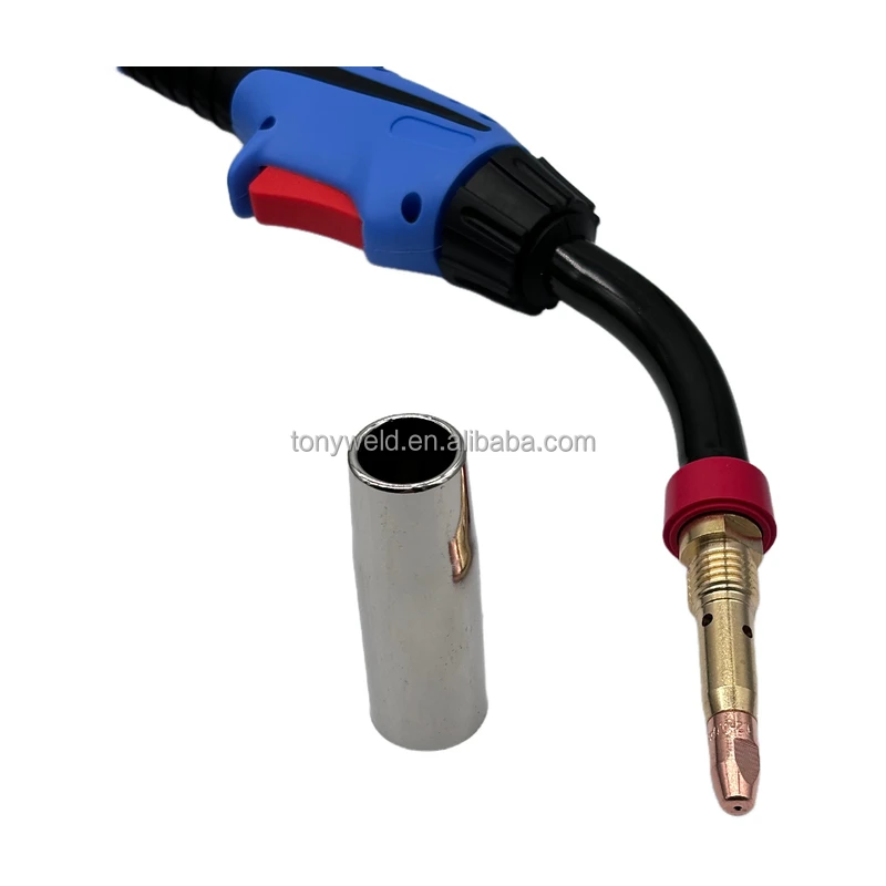500A Air Cooled MIG CO2 Welding Torch 61GD Welding Gun With Euro Connector