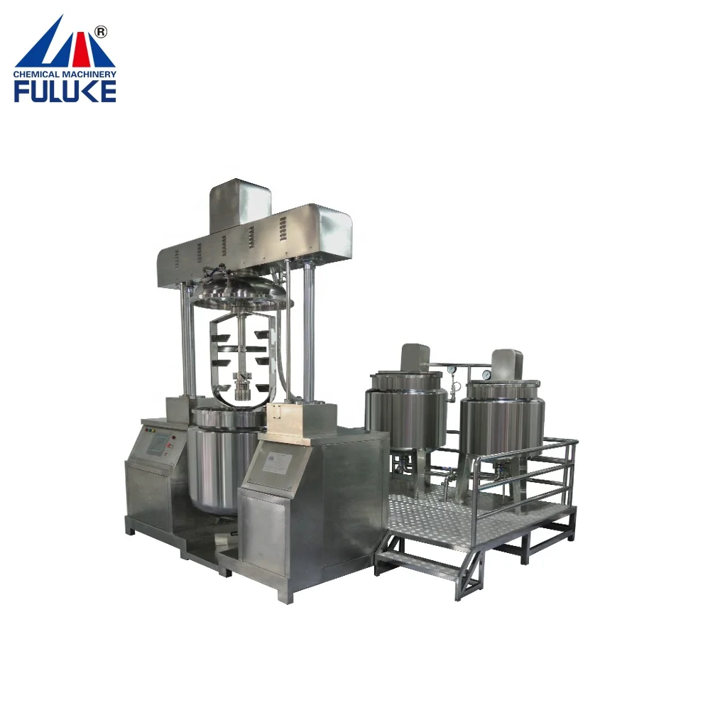 
face cream machine Vacuum Homogenizing Emulsifier liquid soap mixing equipment cosmetic emulsion mixing equipment 