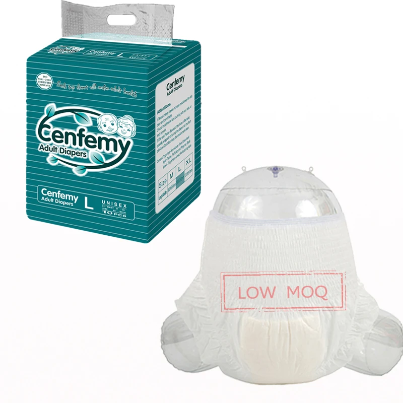 Diaper Pants for Adult Incontinence, OEM Wholesale Diapers 3D Leak Prevention Channel Dry Surface Disposable Unisex Free Samples