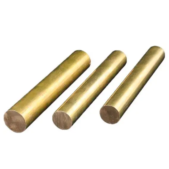 Flat Brass Bar Round Brass Rod Large Stock Copper Round Bar Customized Copper Wire Rod Copper Rod