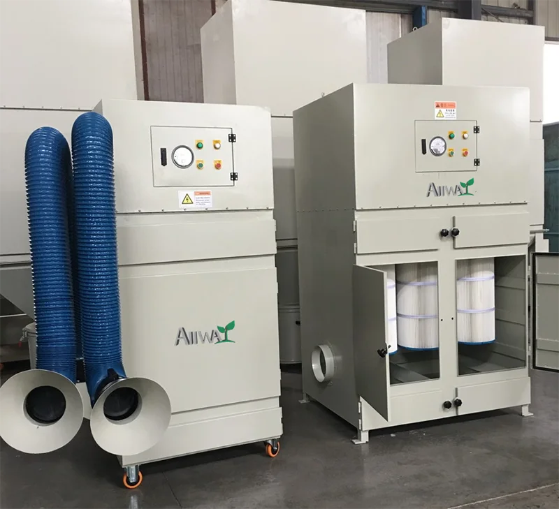 portable welding fume extraction system with pulse shaking device for clean the filter/filter self cleaning system