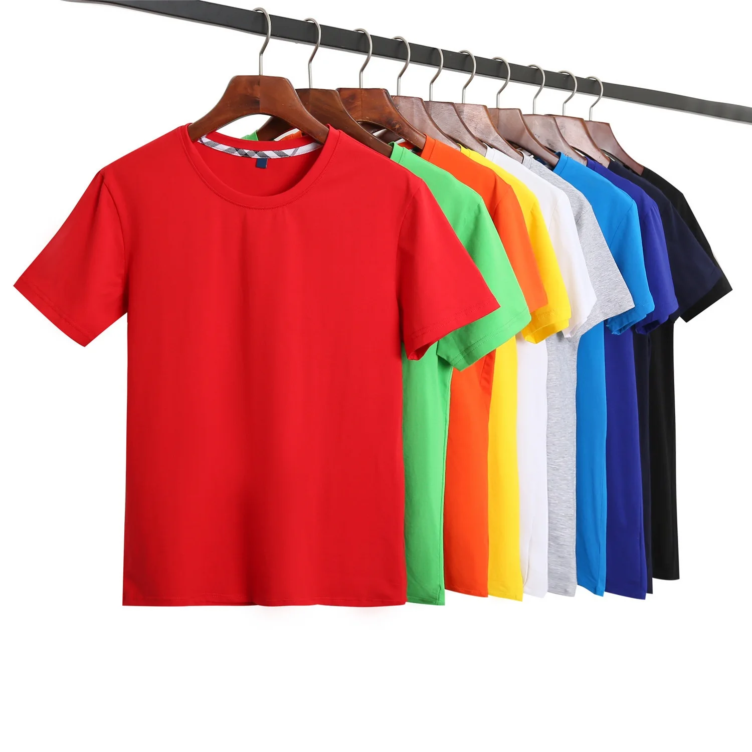 OEM Classic Round O-Neck Cotton Blank Solid Plain T Shirts For Men Wholesale T-shirt From Bangladesh