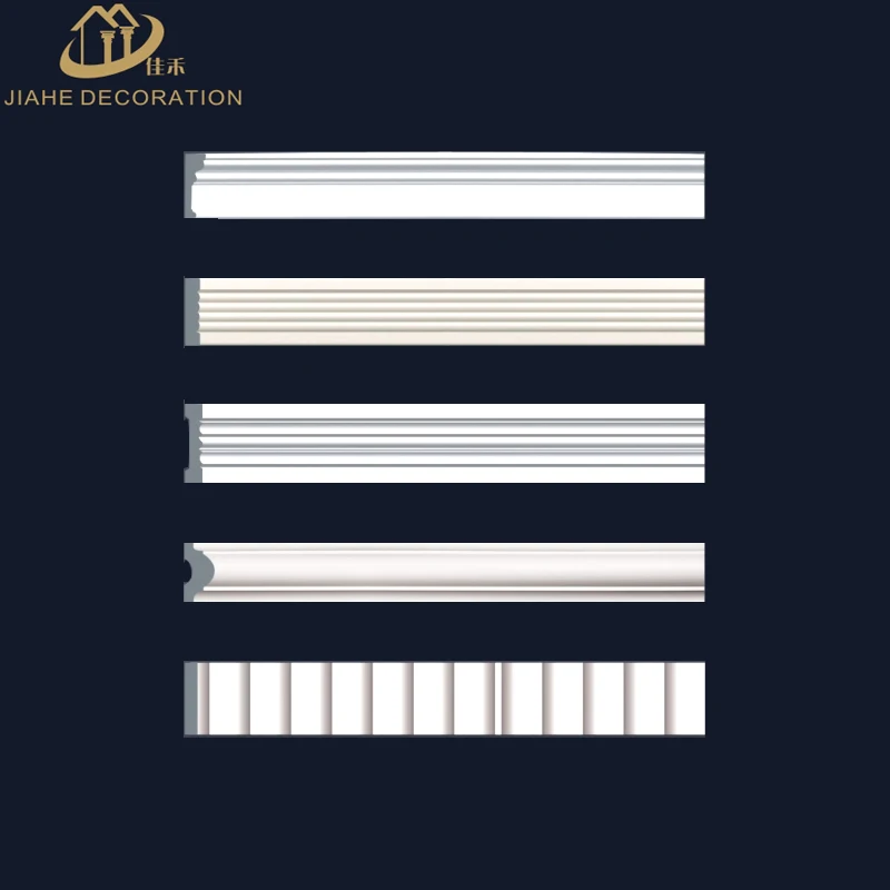 
wall window and ceiling PU foam frame baseboard panel moulding manufactory 