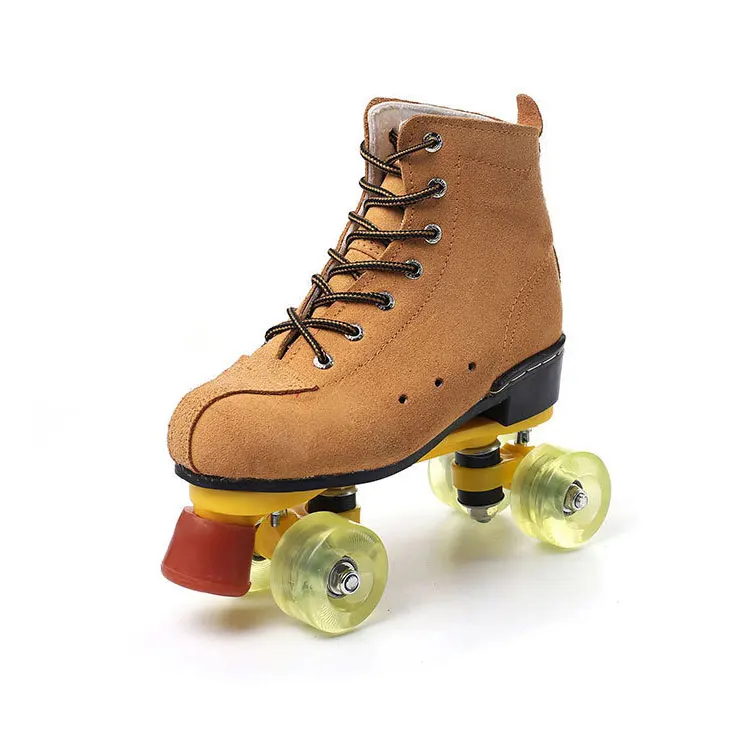 Factory wholesale cheap adjustable children kids quad inline roller skates 4 wheels flashing rollers shoes for kids