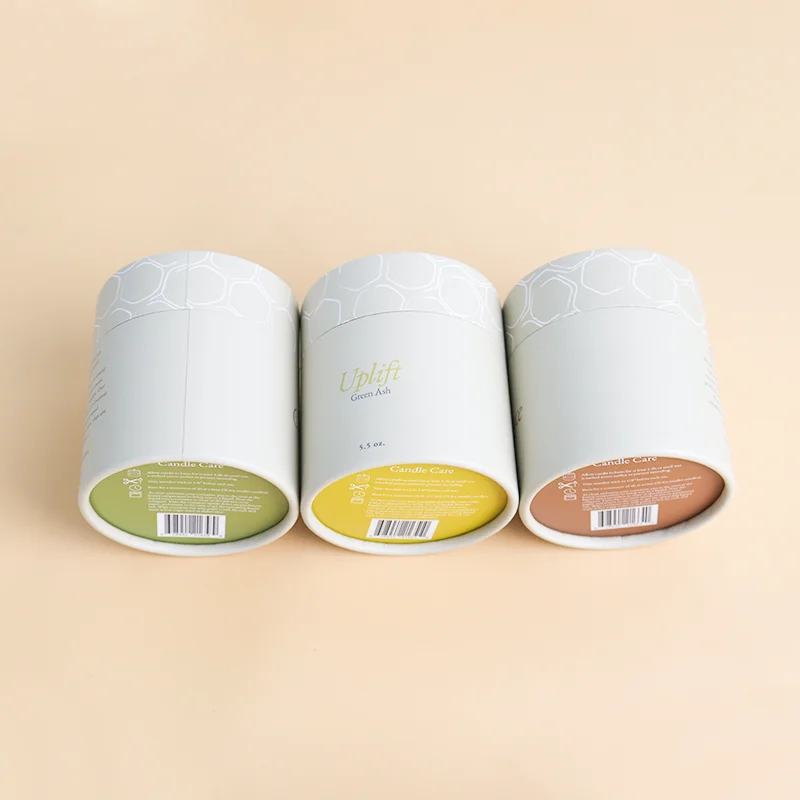 High Quality Cylinder Box Paper Tube For Cosmetics Custom Candle Box Round Packaging Gift Box