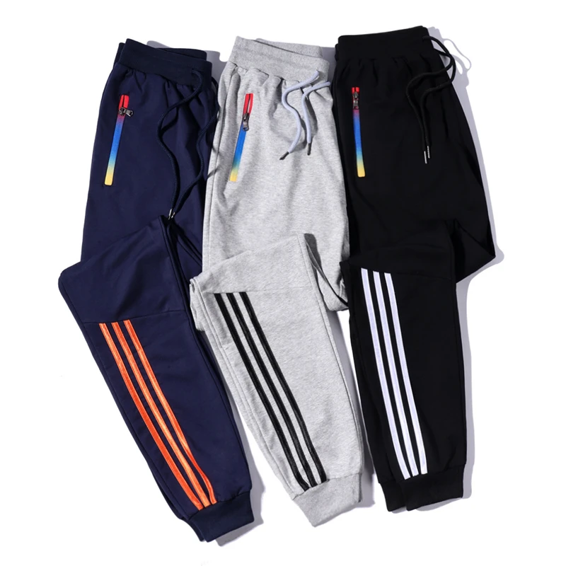 
Mens Joggers Casual Pants Fitness Men Sportswear Tracksuit Bottoms Skinny Sweatpants Trousers Black Gyms Jogger Track Pants 