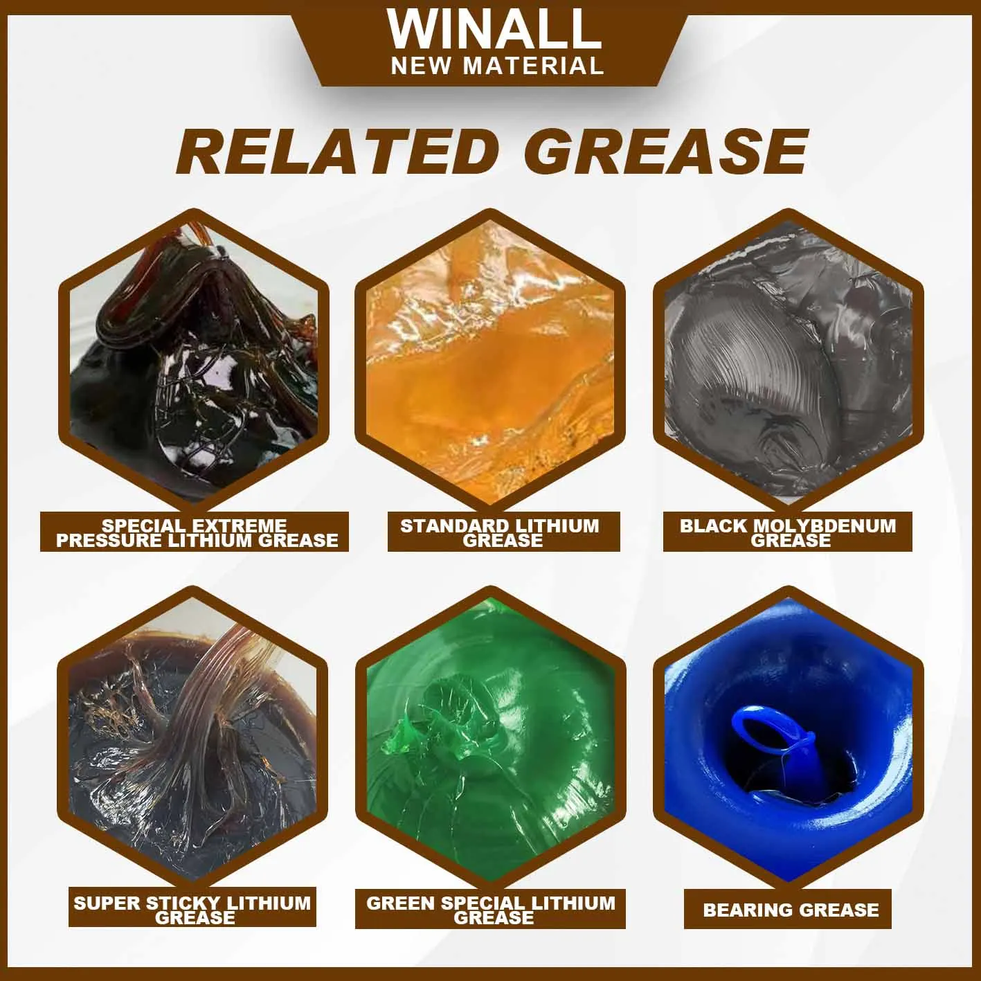 Industrial lubricant 5000g/10000g low noise  high temperature bearing grease