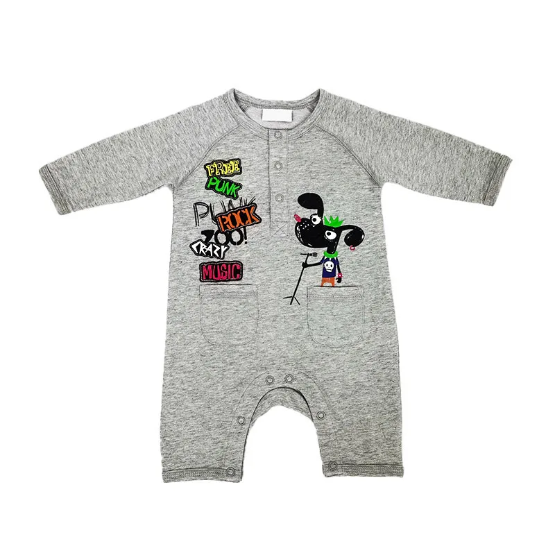 
Customized baby rompers Newborns cotton jumpsuits Toddler outfits Kids thick pajamas for fall winter 