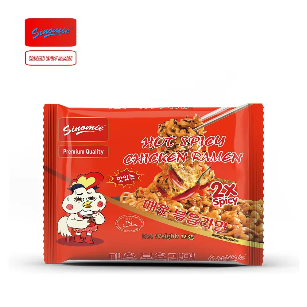 [SINOMIE] Wholesale Buldak Korean Hot Spicy Chicken Ramen noodles HALAL Korean Noodles