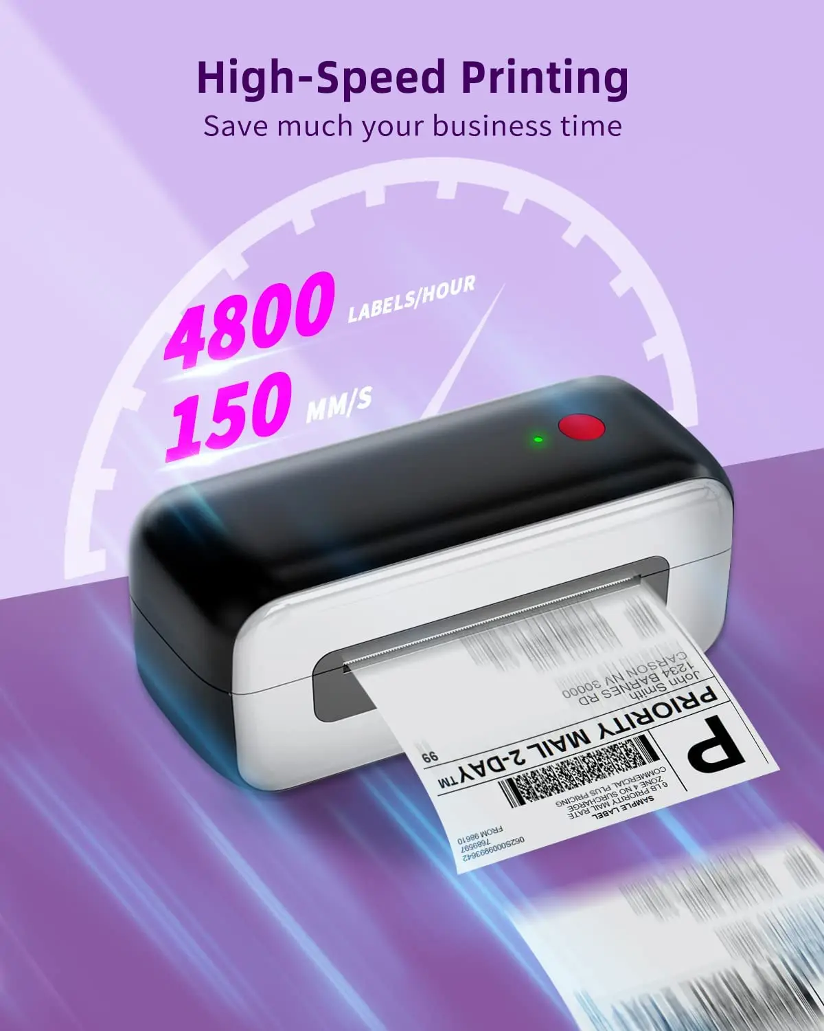 Label Printer Thermal Printer 4x6 Shipping Label Thermal Printer