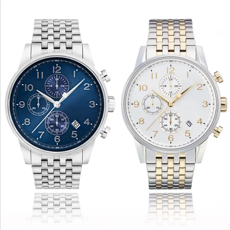 
Japan Quartz First Cop Watches Men Watch Leather Brand Luxury Wristwatch HB1513498 