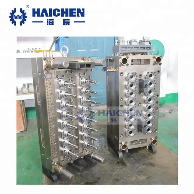 haichen servo motor hot runner plastic pet preform bottle making injection molding machine